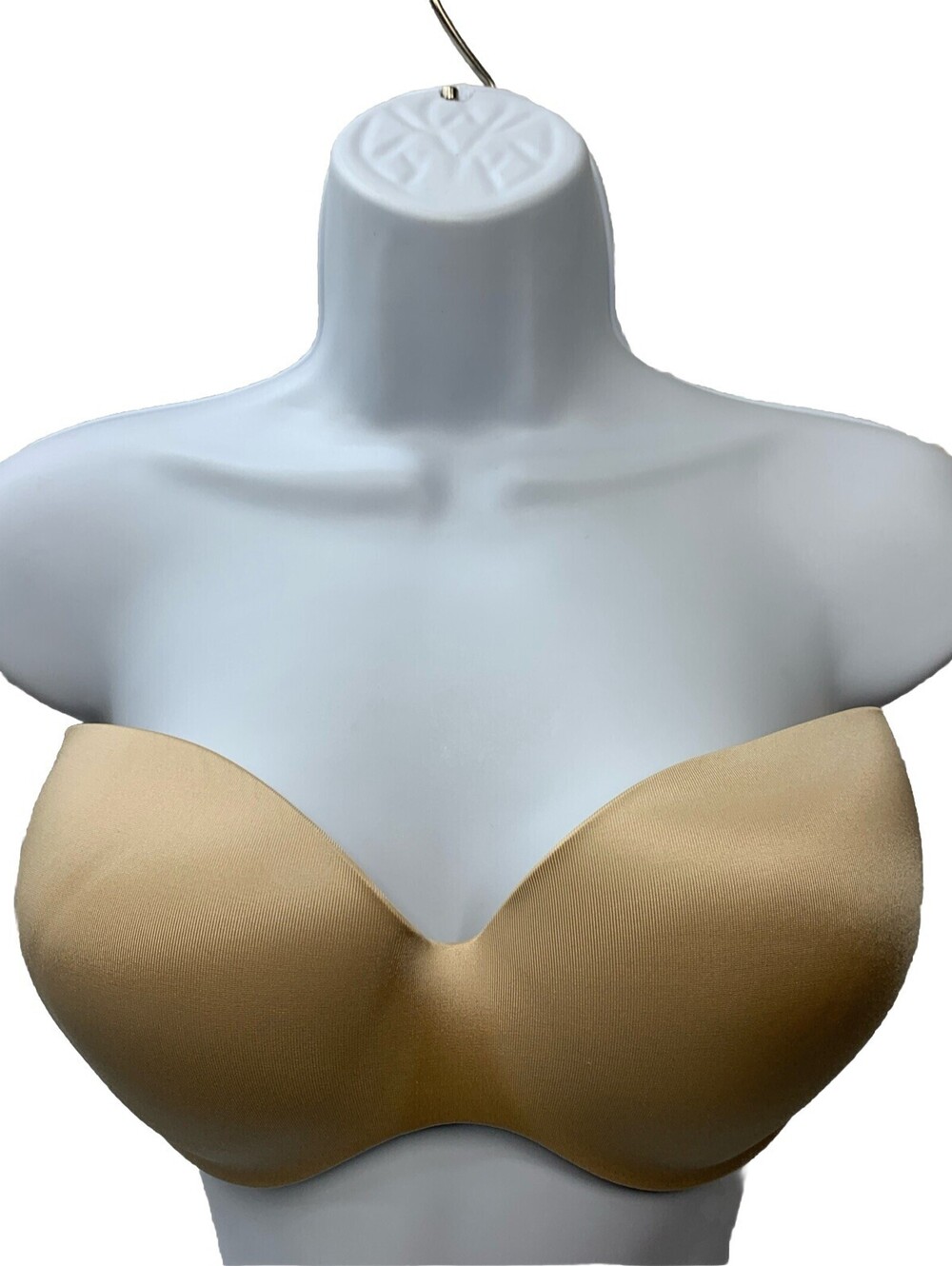 Maidenform Womens Smooth Luxe Extra Coverage Strapless Bra DM9472 Size 38C Beige